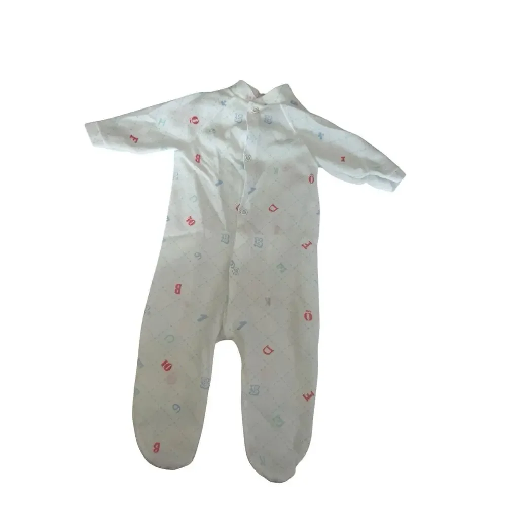 VTG Gerber Baby Footie Sleepers Pajamas Set of 3 Cotton Size 3-6 Months USA